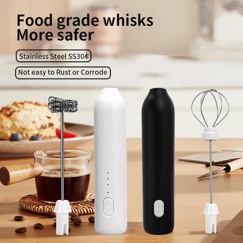 Electric Gadget - 2 In 1 เครื่องตีฟองกาแฟไฟฟ้า + เครื่องตีไข่ไร้สาย