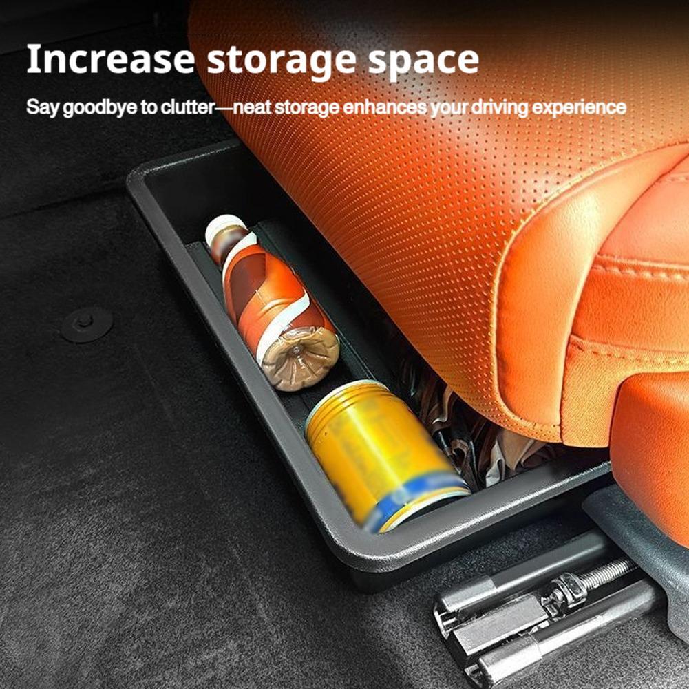 Gadgets For Electronics - กล่องเก็บของใต้เบาะรถยนต์ กล่องจัดระเบียบใต้เบาะรถยนต์แบบถอดได้ กล่องเก็บของอเนกประสงค์ อุปกรณ์เสริมอเนกประสงค์