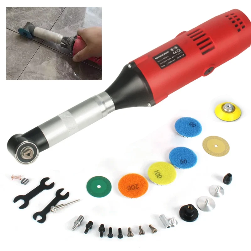 Electric Gadget - เครื่องมือทำความสะอาดร่องกระเบื้อง เครื่องเจียรไฟฟ้า เครื่องทำความสะอาดร่องกระเบื้องเซรามิก เครื่องมือกำจัดคราบปูนไฟฟ้าสำหรับงานปูกระเบื้อง