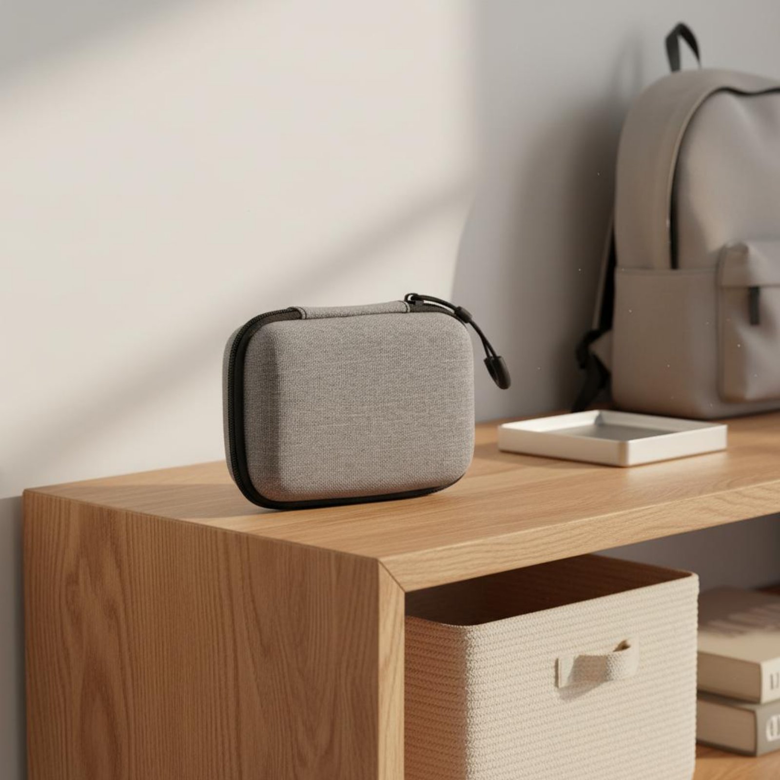 Gadgets For Electronics - กระเป๋าจัดเก็บสายไฟแบบพกพา ทนทานต่อแรงกระแทก กระเป๋าจัดเก็บอุปกรณ์อิเล็กทรอนิกส์อเนกประสงค์ กระเป๋าตาข่าย กระเป๋าเดินทางขนาดเล็ก